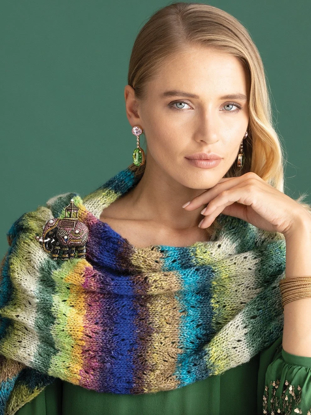 #24 Peacock Wrap